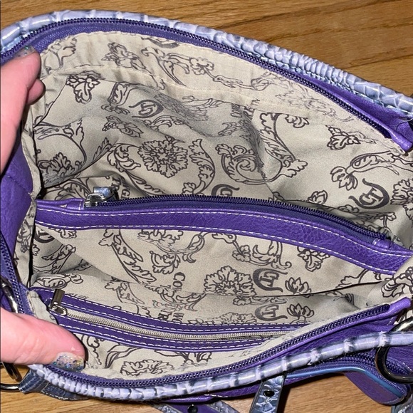 Cowgirl Trendy Elegant Floral Embellished Shoulder Bag - Picture 11 of 13